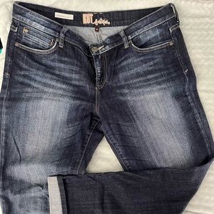 COPY - Kut from the Kloth Catherine Boyfriend Cuffed Cropped jeans